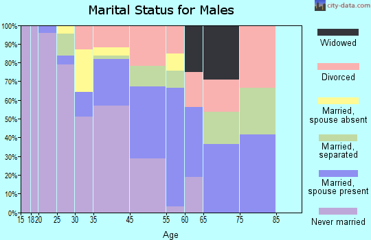 Hillsdale marital status for males