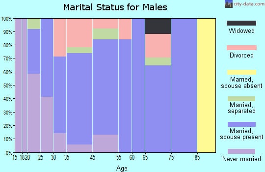 Holcomb marital status for males