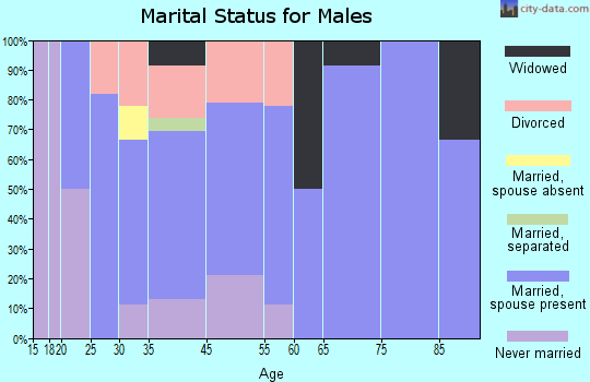 Etowah marital status for males