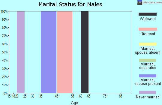 Iatan marital status for males