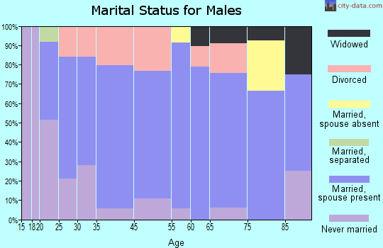 Jasper marital status for males