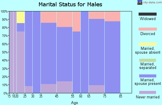 Kelso marital status for males
