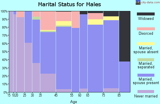 Lake Lotawana marital status for males