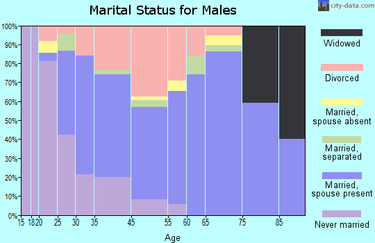 Lake Ozark marital status for males