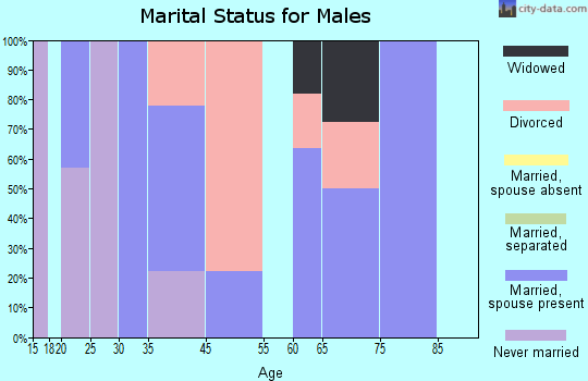 Leadington marital status for males