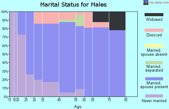 Leadwood marital status for males