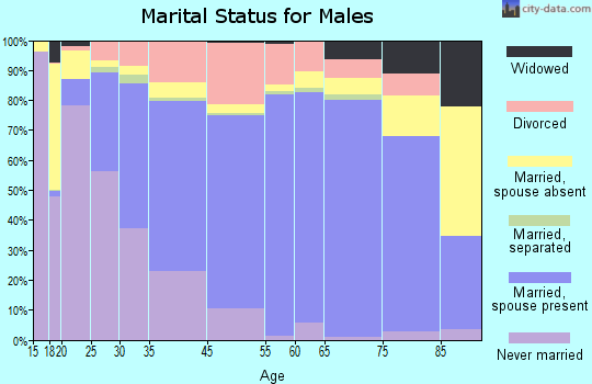 Fayetteville marital status for males