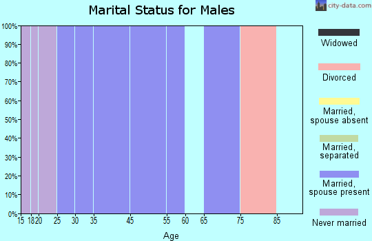 Levasy marital status for males