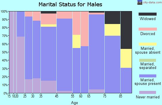 Lincoln marital status for males