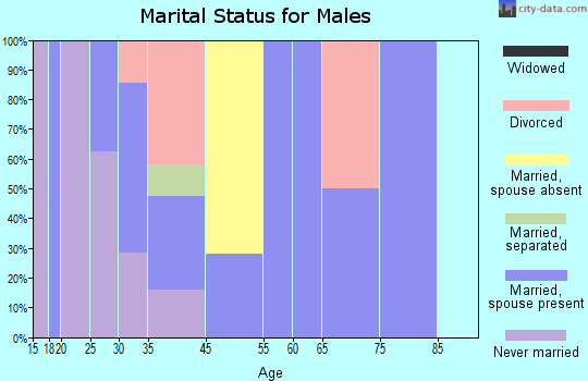 Linn Creek marital status for males