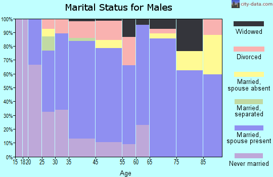 Malden marital status for males