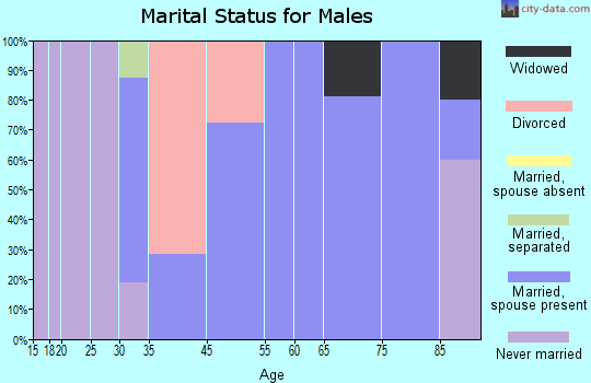 Malta Bend marital status for males