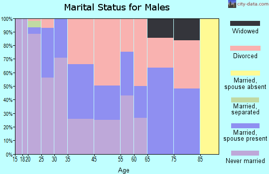 Marlborough marital status for males
