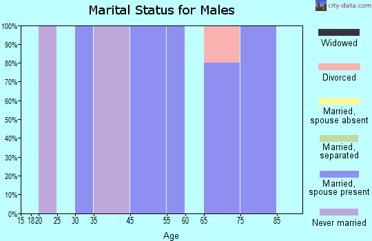 Mooresville marital status for males