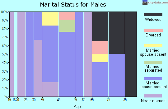 New Cambria marital status for males