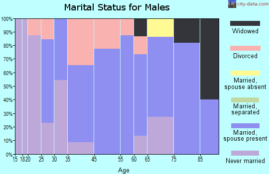 Otterville marital status for males