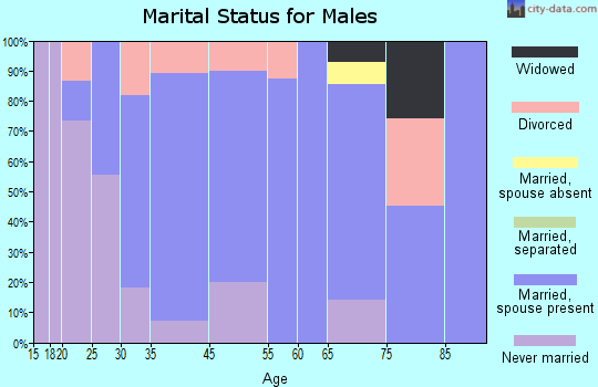 Perry marital status for males