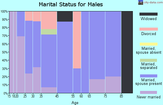 Ravenwood marital status for males