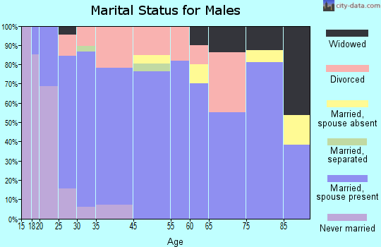 Rogersville marital status for males