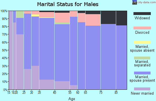 Salisbury marital status for males