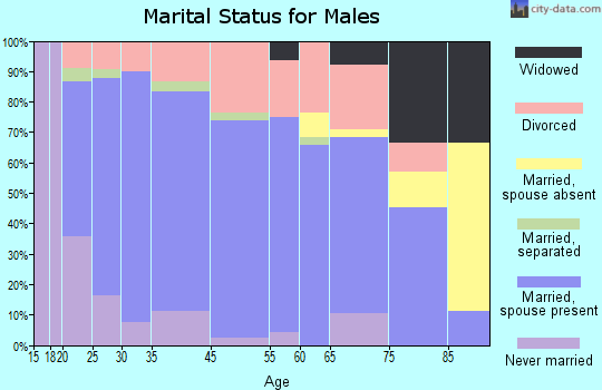 Seymour marital status for males