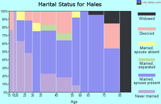 Verona marital status for males