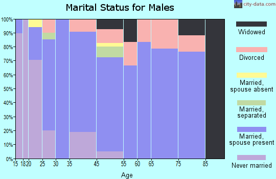 Wheaton marital status for males