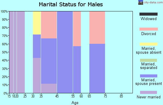 Agency marital status for males