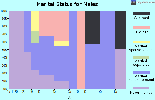 Black Eagle marital status for males