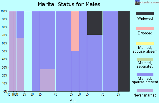 Broadview marital status for males