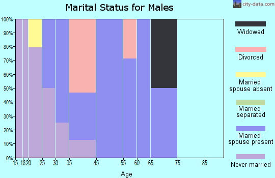 Busby marital status for males