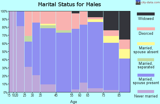 Choteau marital status for males