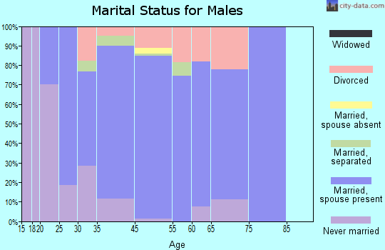 Colstrip marital status for males