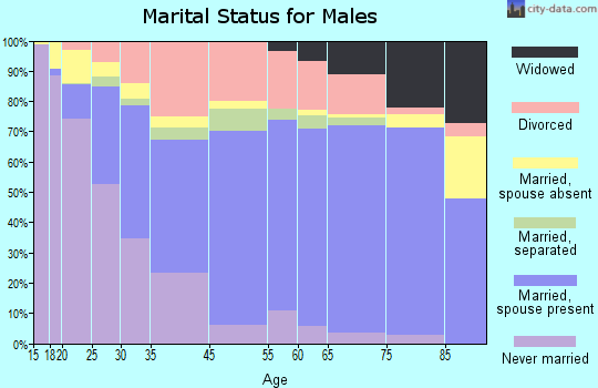 Anniston marital status for males