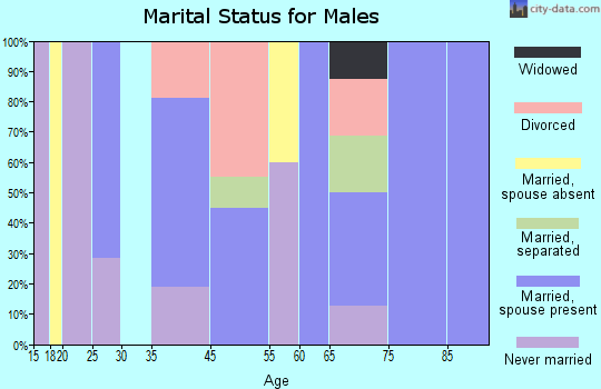 Dixon marital status for males