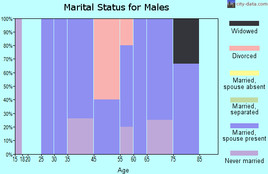 Elliston marital status for males