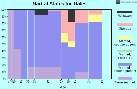 Joliet marital status for males