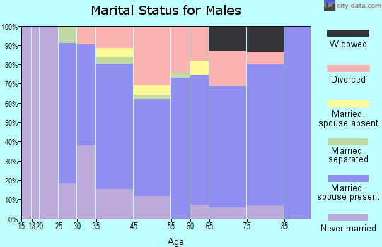 Lincoln marital status for males
