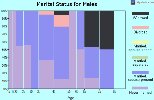 Lodge Grass marital status for males
