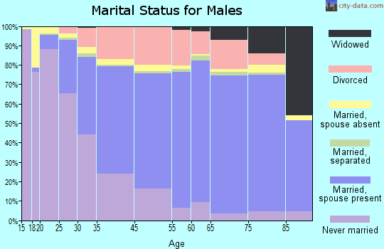 Missoula marital status for males