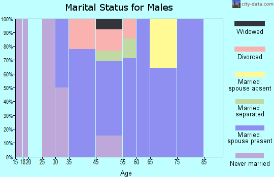 Noxon marital status for males