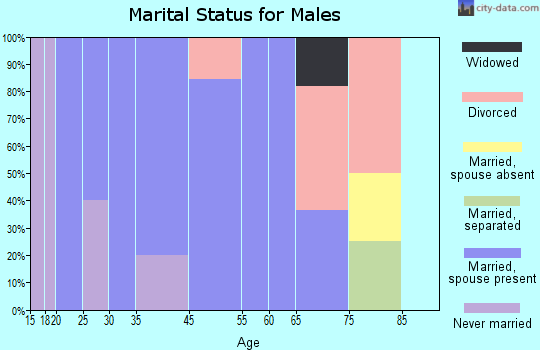 Paradise marital status for males