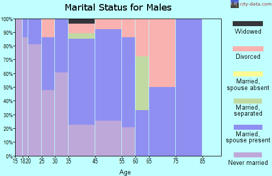 South Browning marital status for males