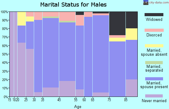 Albion marital status for males