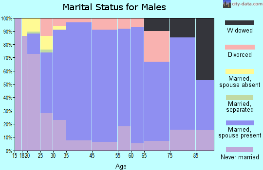 Blair marital status for males