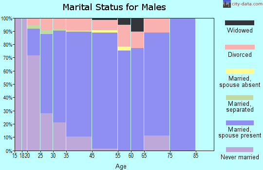 Chalco marital status for males
