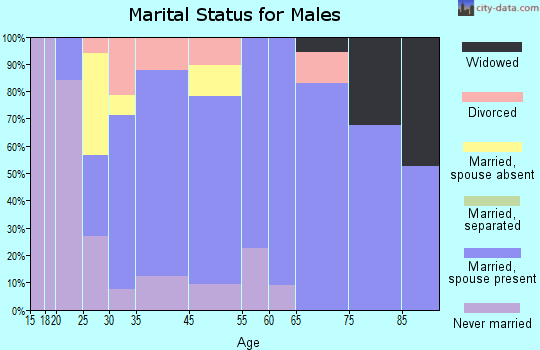 David City marital status for males
