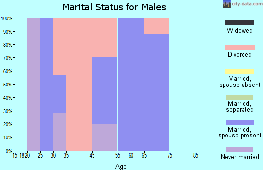 Dixon marital status for males