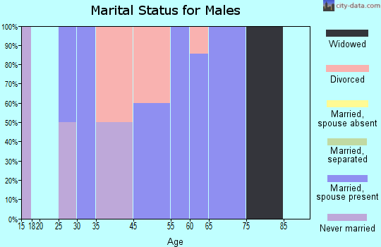 Ericson marital status for males