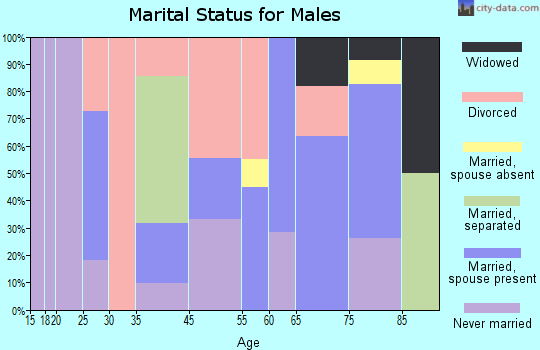 Jasper marital status for males